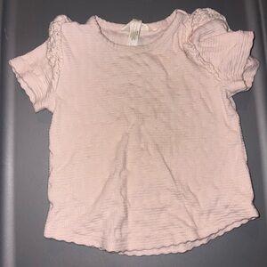 Matilda Jane Light Pink Ruffled Sleeve Tee
